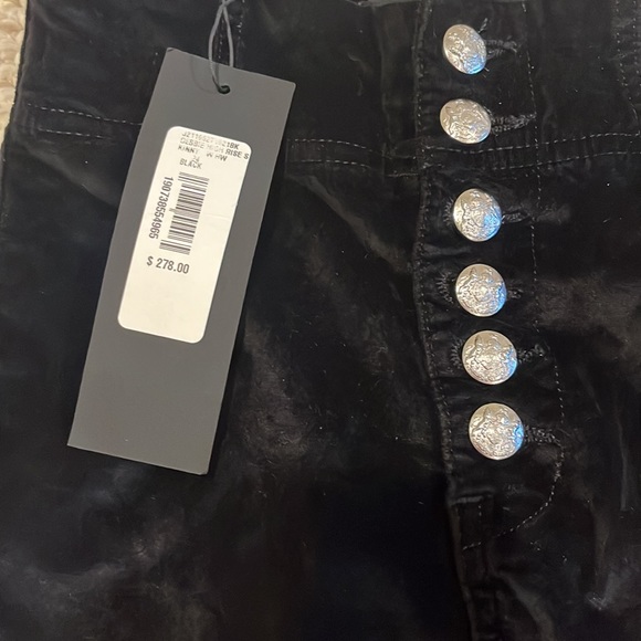 Veronica Beard Debbie Velvet Jeans NWT - Picture 2 of 4